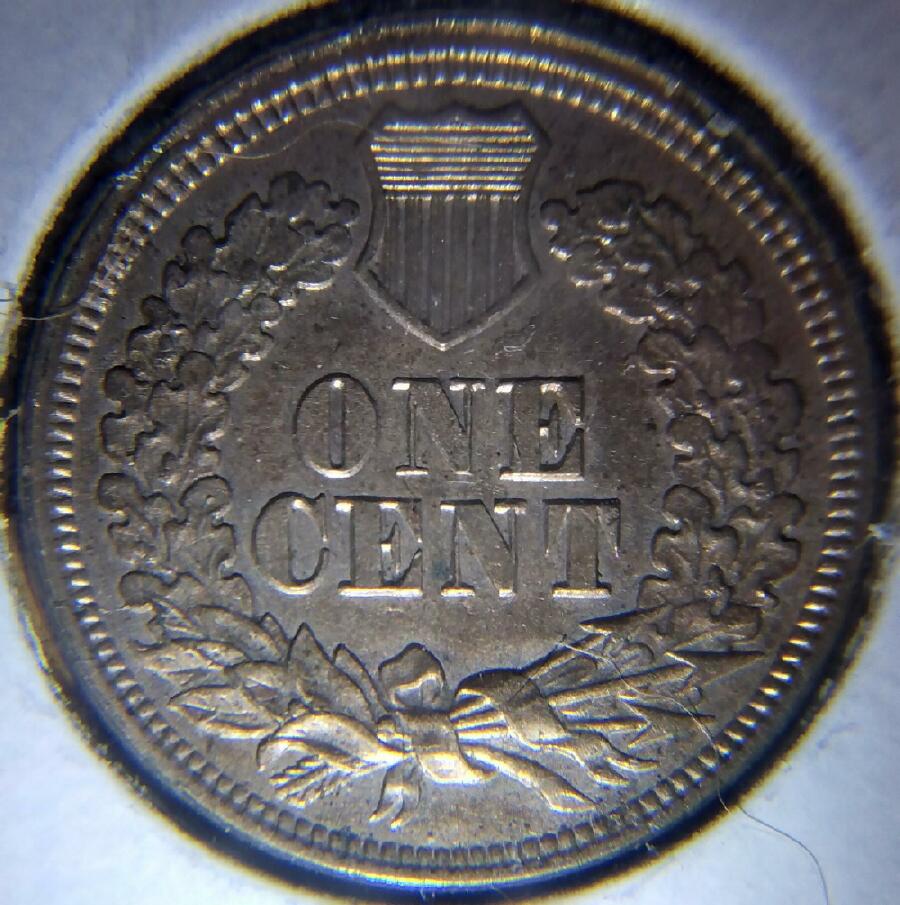 1863-Indian-Cent---Appears-To-Be-MS-60